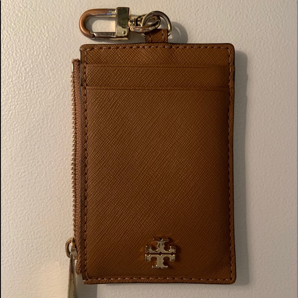 Tory Burch Brown Wallet/Keychain